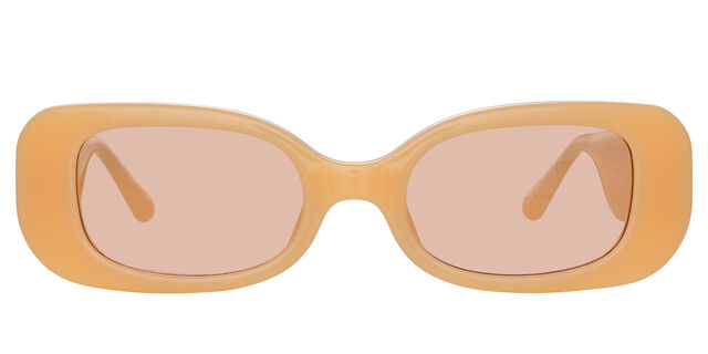 Linda Farrow Peach Sunglasses Cara Peach Sunglasses by Linda Farrow | Rent the Runway main image 4