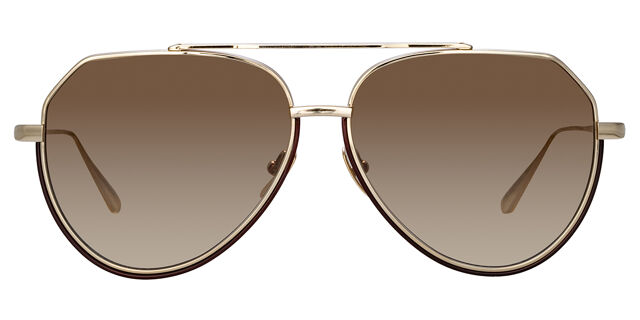 Linda farrow mirrored Brown Sunglasses Linda Farrow Aviator Mirrored Sunglasses - Brown Sunglasses  main image 3