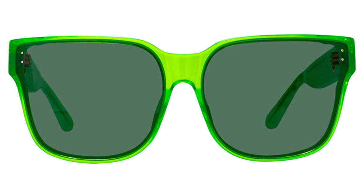 Linda Farrow RUI LFL1467 C3 Men's Sunglasses Green Size 65