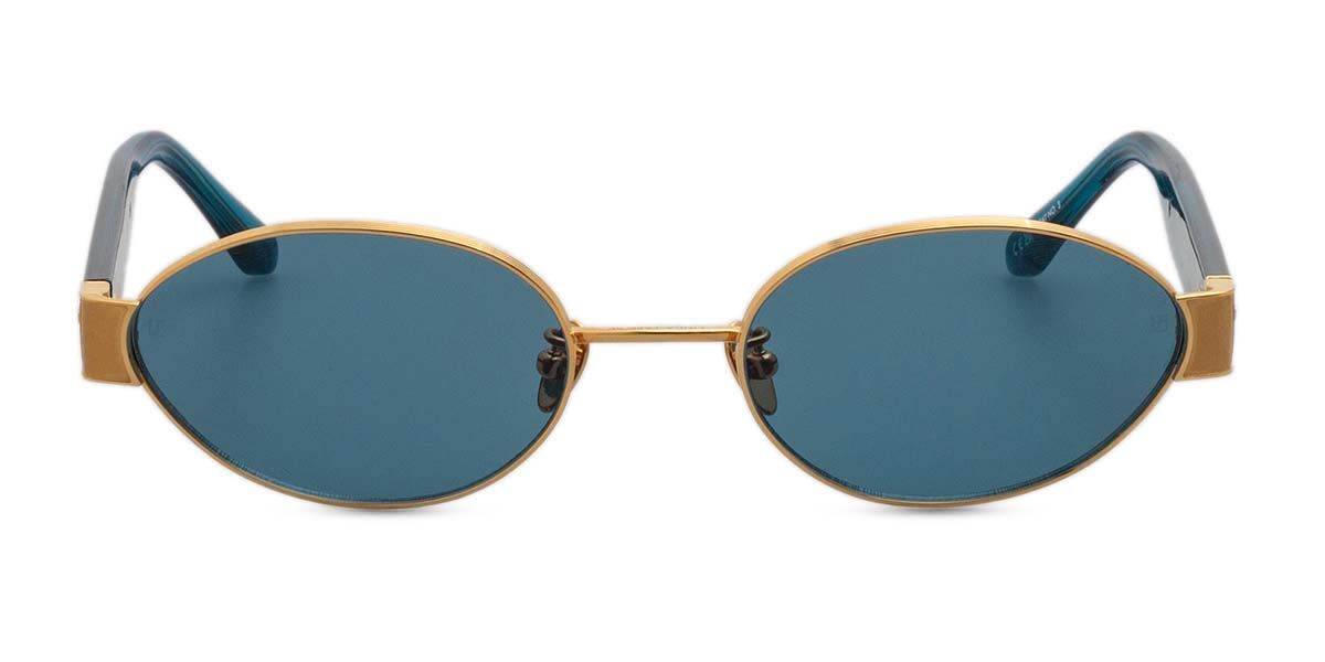Image of Linda Farrow SADIE LFL1469 C4 Óculos de Sol Feminino Dourados BRLPT