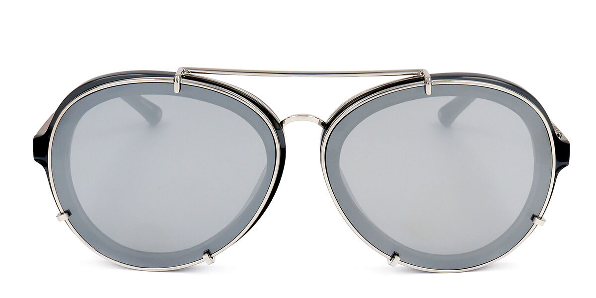 Linda Farrow PHILLIP LIM PL170 C4 53 Silvriga Solglas&ouml;gon Kvinna
