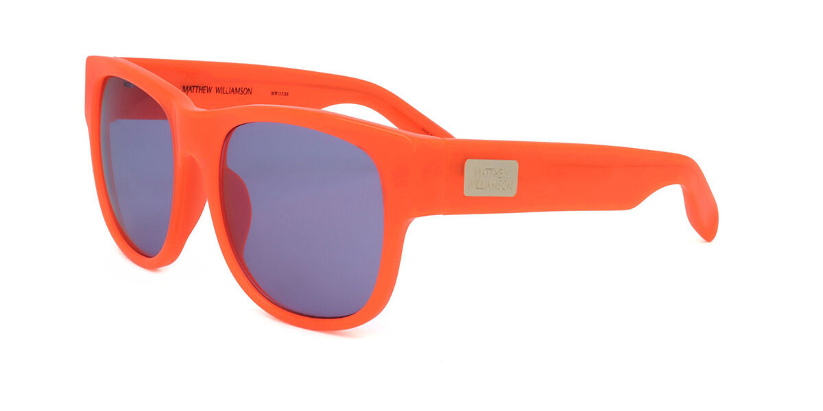 Linda Farrow MATTHEW WILLIAMSON MW17 C28 56 Orange Solglas&ouml;gon Kvinna