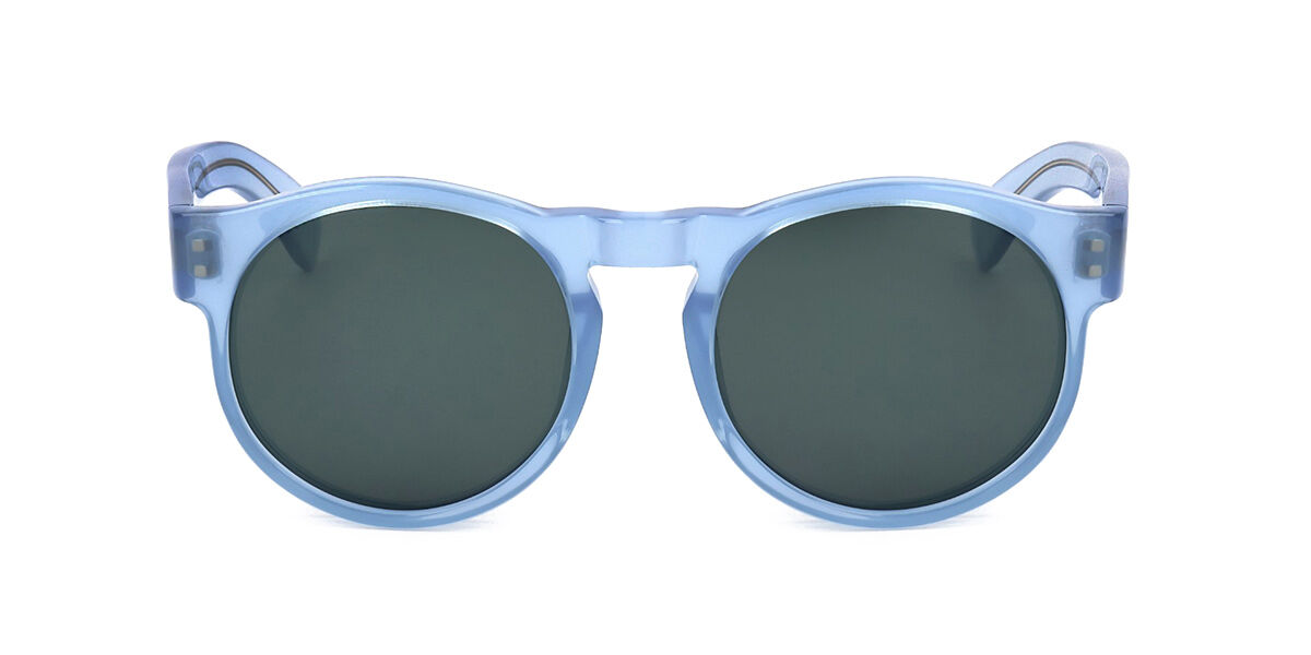 Linda Farrow DRIES VAN NOTEN 9DVN18 C9 Standard Lunettes De Soleil Homme Bleues