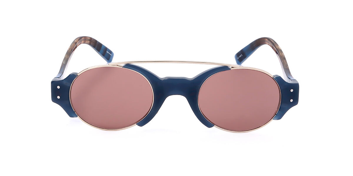 Linda Farrow ERDEM EDM8 C3 48 Lunettes De Soleil Femme Bleues