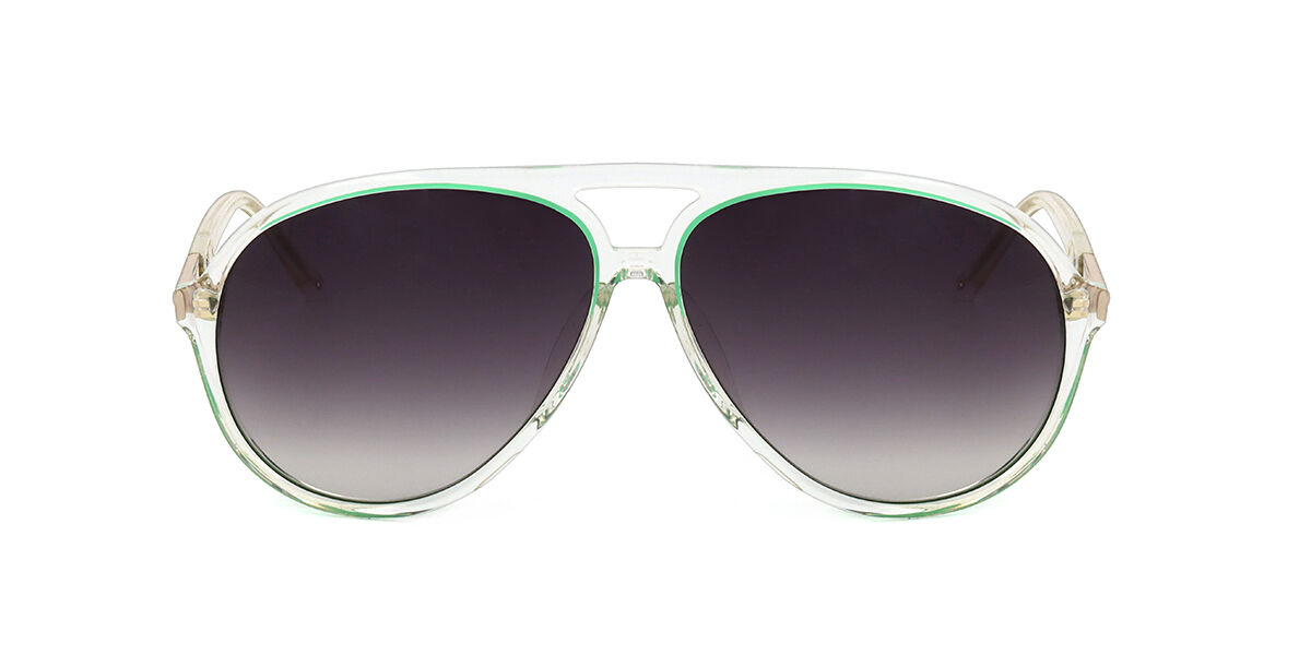 Linda Farrow MATTHEW WILLIAMSON MW46 C2 63 Lunettes De Soleil Femme Vertes