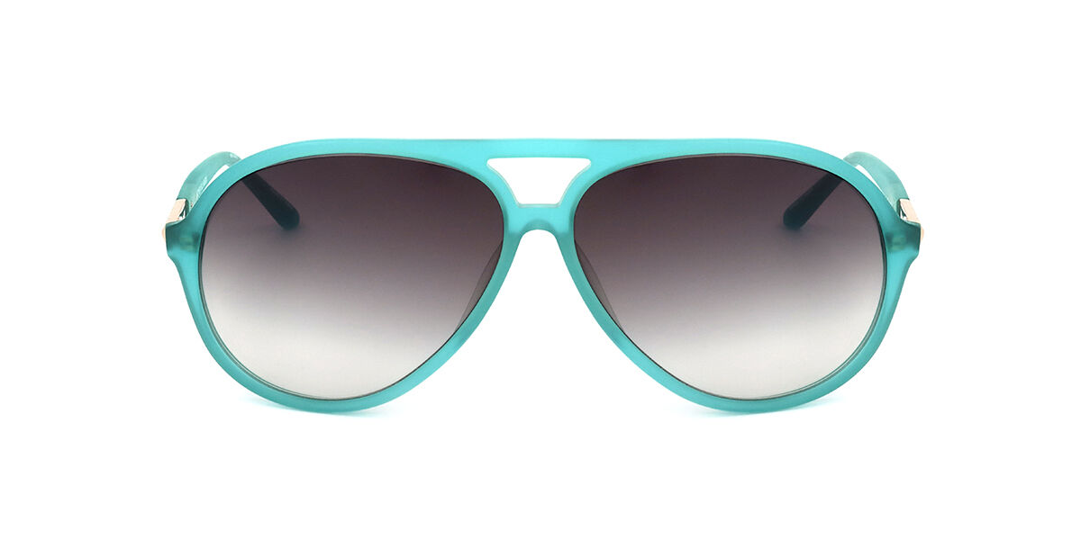 Linda Farrow MATTHEW WILLIAMSON MW46 C4 63 Lunettes De Soleil Femme Bleues