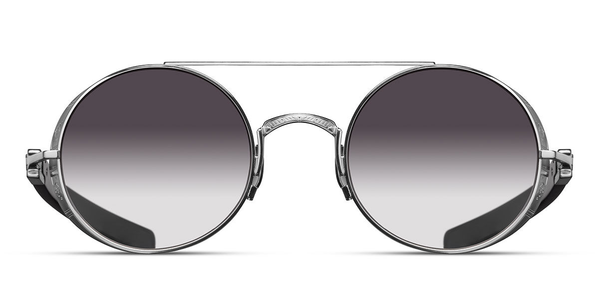 Matsuda M3128 PW-BLK 48 Silvriga Solglas&ouml;gon M&auml;n