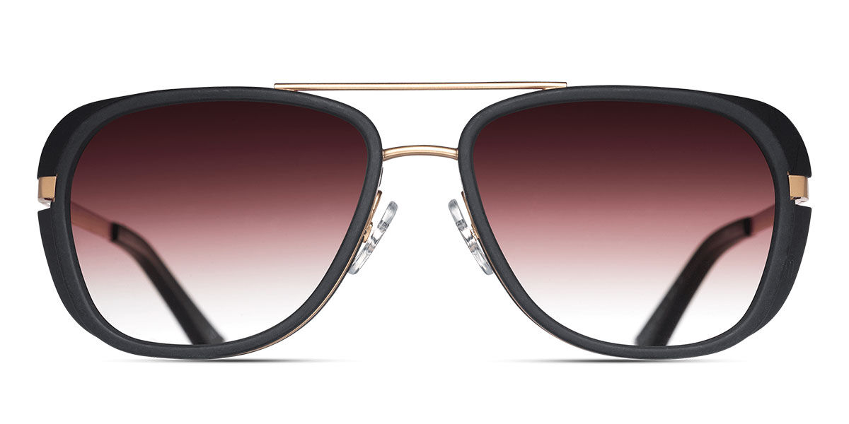 Matsuda M3023 MGP Schwarze Herren Sonnenbrillen