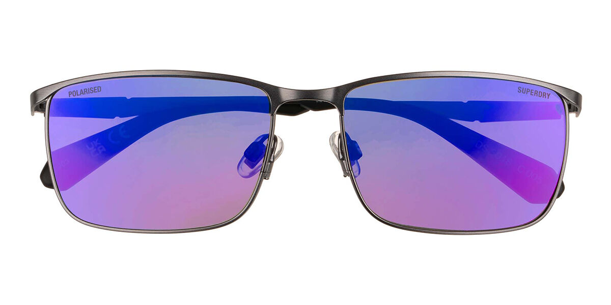 Superdry SDS 5018 Polarized 005 Men's Sunglasses Gunmetal Size 58