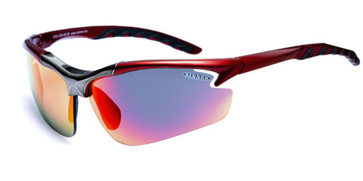 Sinner Firebug (Box) SISU-535 65-90B Sunglasses Red | VisionDirect ...