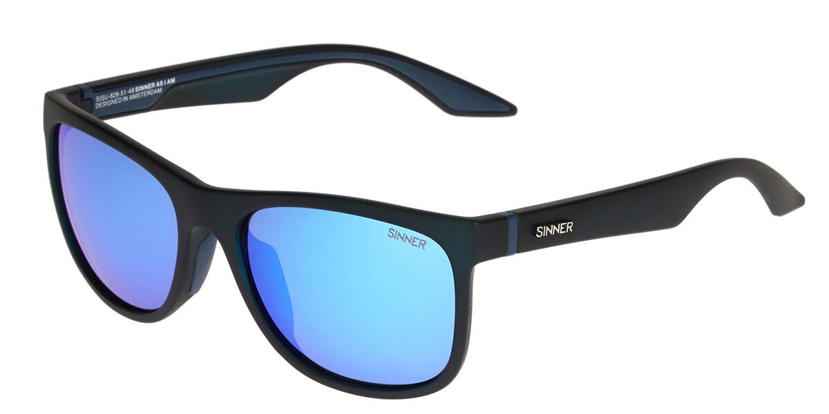 Sinner Rockford SISU-831-10-49 Men's Sunglasses Black Size 57 Sinner Rockford SISU-831-10-49 Men's Sunglasses Black Size 57