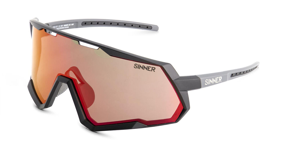 Sneeuwwitje Ashley Furman uit Sinner Pace Sports SISU-872 10-58 Sunglasses in Matte Black |  SmartBuyGlasses USA