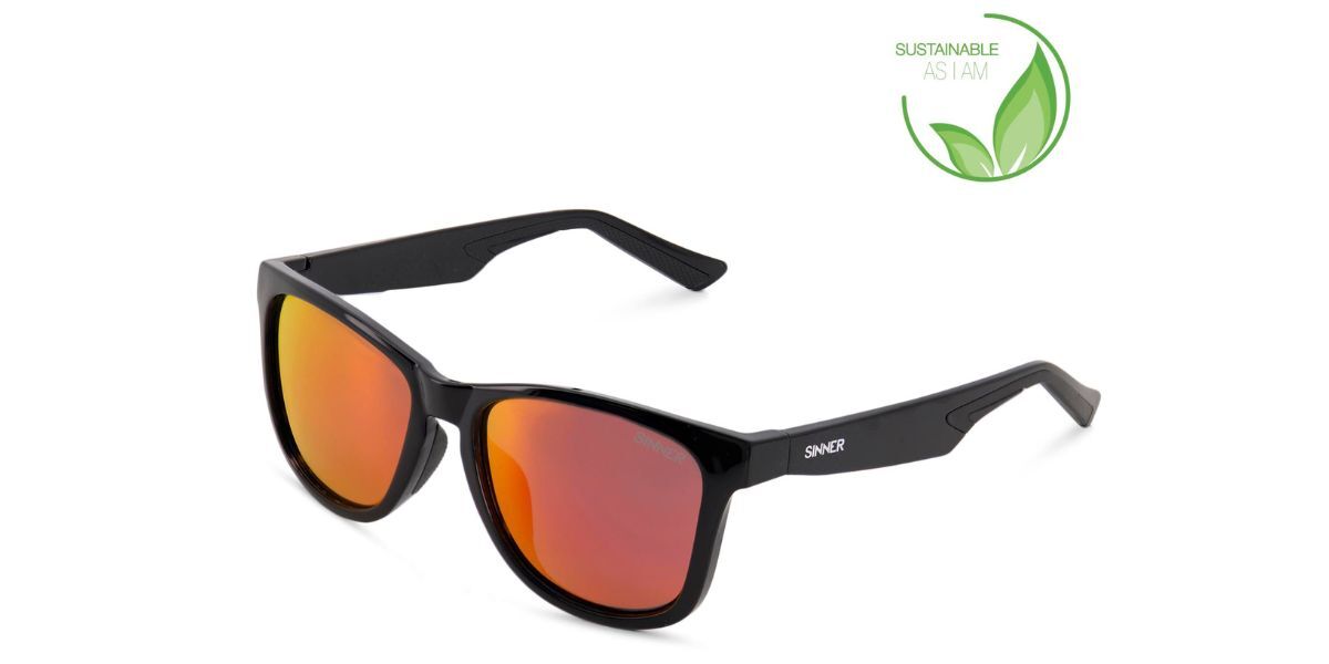 Sinner Pataua Polarized SISU-926-10-P58 53 Svarta Solglas&ouml;gon M&auml;n