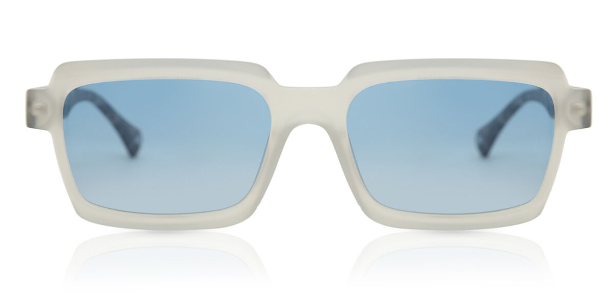 Square Full Rim Plastic Men’s Prescription Sunglasses Clear Size 54 - Arise Collective