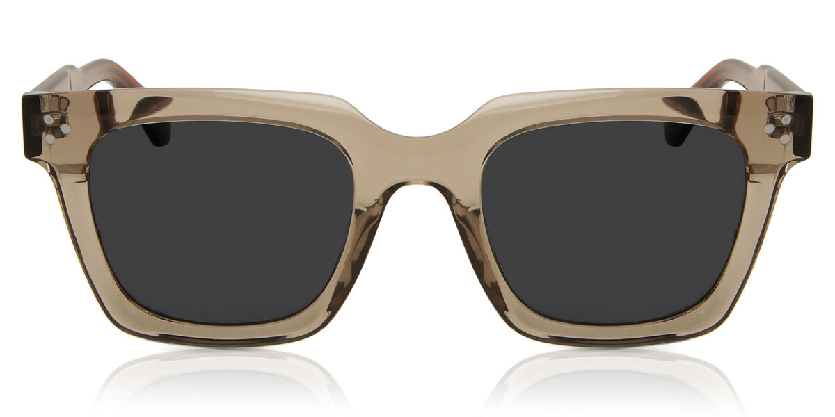 Square Full Rim Plastic Men&rsquo;s Prescription Sunglasses Brown Size 51 - Arise Collective