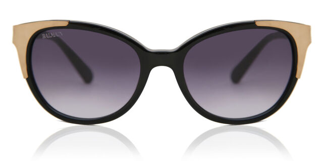 Balmain BL 2072B 01 Oval Black Sunglasses | SmartBuyGlasses US display picture 2