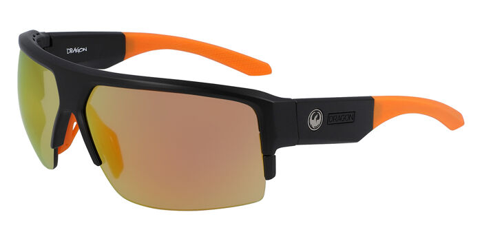 Dragon DR RIDGE X LL 002 Wraparound Matte Black Sunglasses 