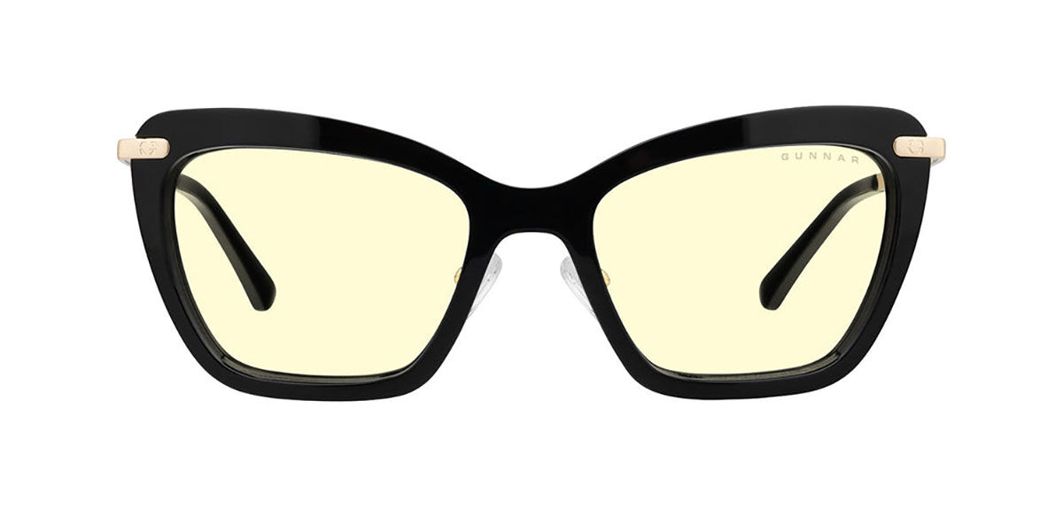 Gunnar ANNA ANN-00101 Blåa-Light Block 54 Svarta Solglasögon Kvinna