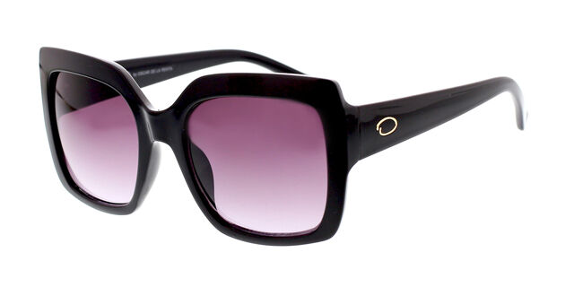 Oscar de la Renta Black Rectangular Sunglasses Oscar De La Renta Sunglasses Oversized Black and Grey  main image 3