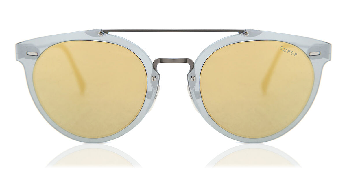 RetroSuperFuture Duo Lens Giaguaro Gold Sunglasses SUPER TM9 53mm NIB 