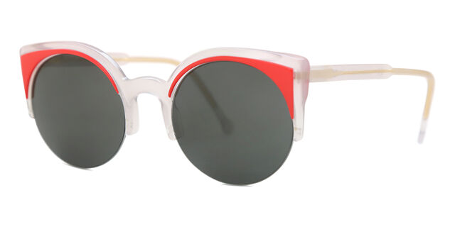 Retrosuperfuture LUCIA BLACK 3MJ Cat Eye Clear/Red  display picture 1