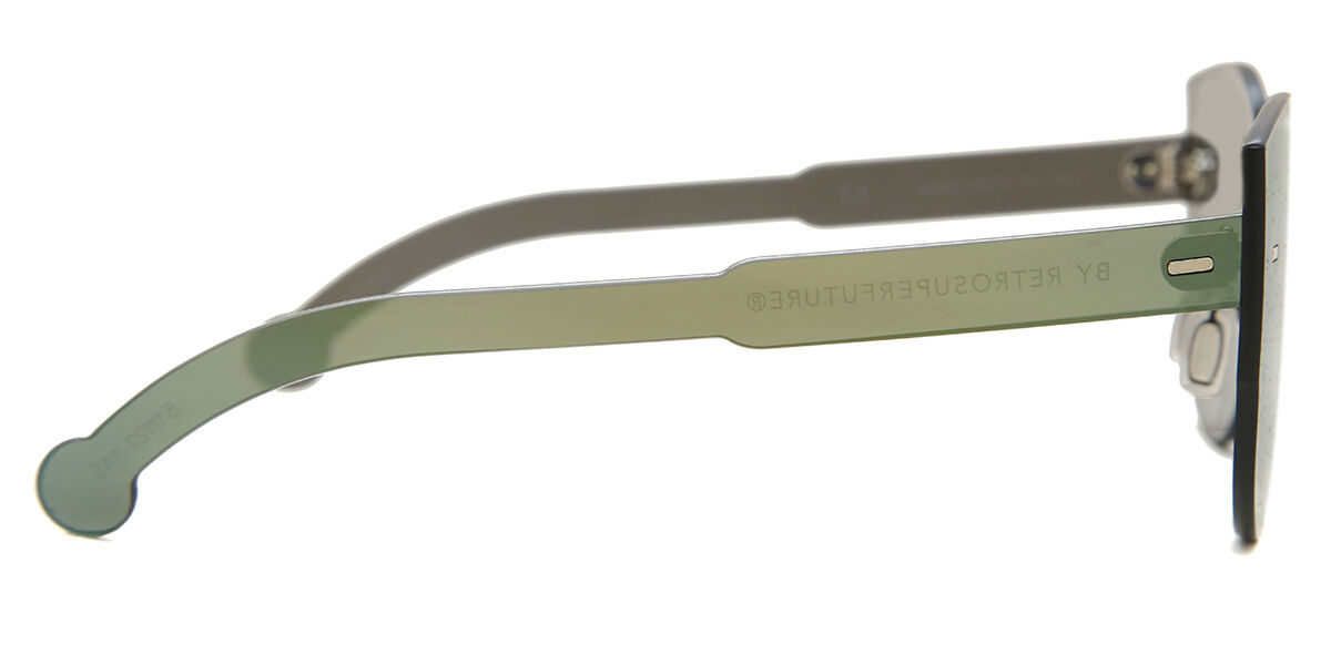 Retrosuperfuture TUTTOLENTE 52I シングルレンズ グリーン サングラス