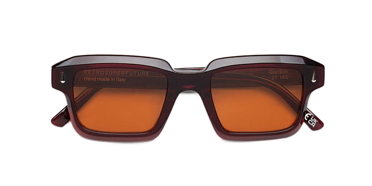 Retrosuperfuture GIARDINO DISTINCT W1F Women's Sunglasses Red Size 50