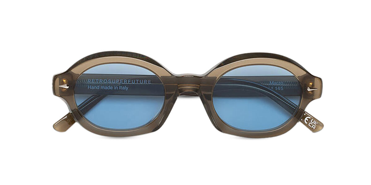 Retrosuperfuture MARZO RULES FVP Women's Sunglasses Brown Size 50