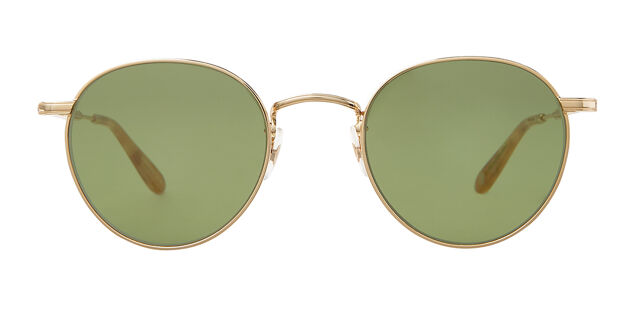 Garrett Leight WILSON M SUN G-EMT/SFPGN Oval Gold Ember  display picture 1