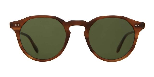Garrett Leight ROYCE SUN SDT/SFPGN Oval Saddle Tortoise  display picture 3