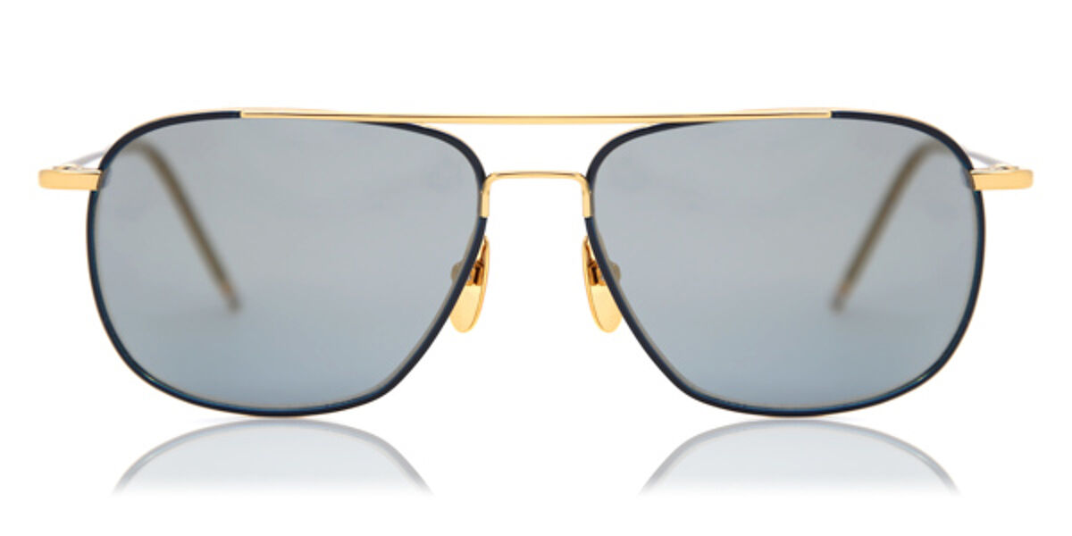 Thom Browne TB-103/S C-NVY-GLD Sunglasses in Blue | SmartBuyGlasses USA