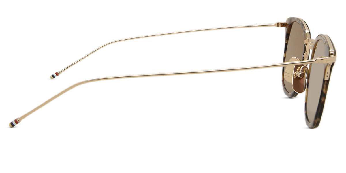 【送料&関税込】Thom Browne Sunglasses - Unisex Thom Browne Sunglasses Men Women Oval Gold Polarized Mod. TB