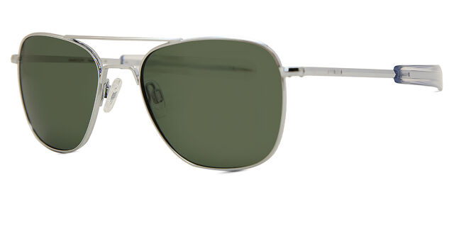 Matte Chrome Randolph Lentes Aviator Polarized Gafas De Sol