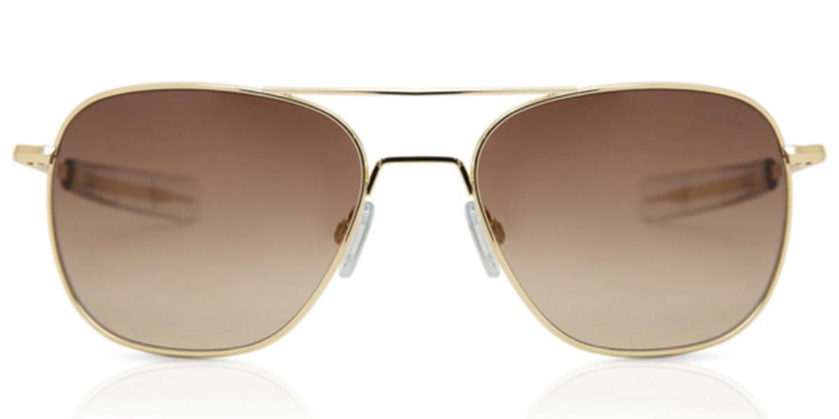 Randolph Engineering Aviator Polarized AF166 Sunglasses Gold ...