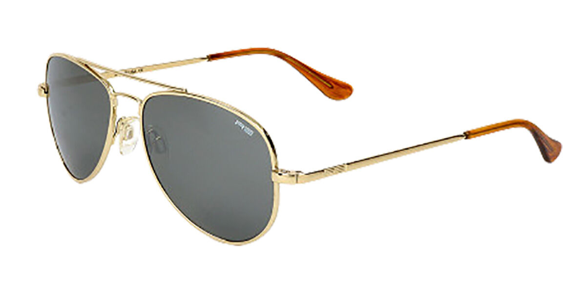 Randolph Engineering Aviator Polarized Cr21463 Sunglasses Gold Smartbuyglasses Uk