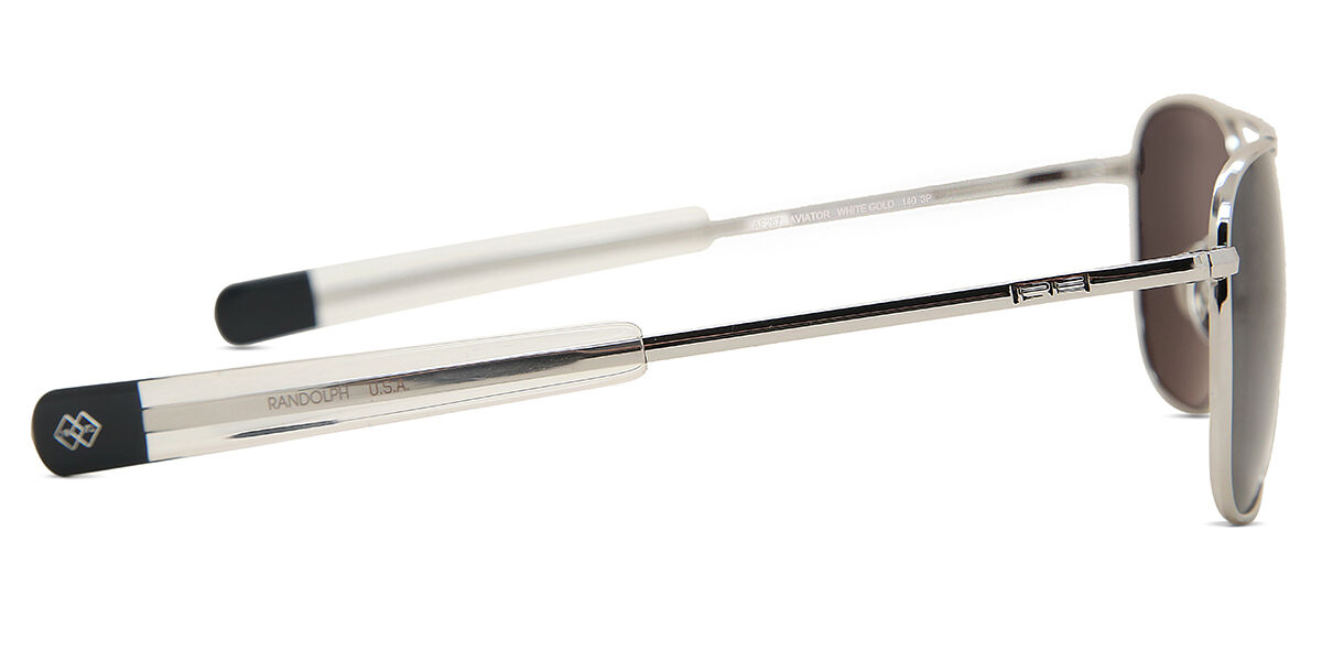 Aviator Polarized サングラス White Gold | SmartBuyGlasses JP