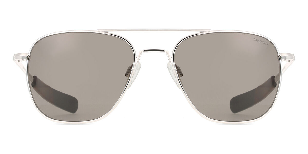 Aviator サングラス Matte Silver | SmartBuyGlasses JP