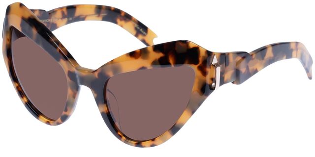 Karen Walker Bow Wow KAS2349736 Cat Eye Crazy Brown Tortoise 