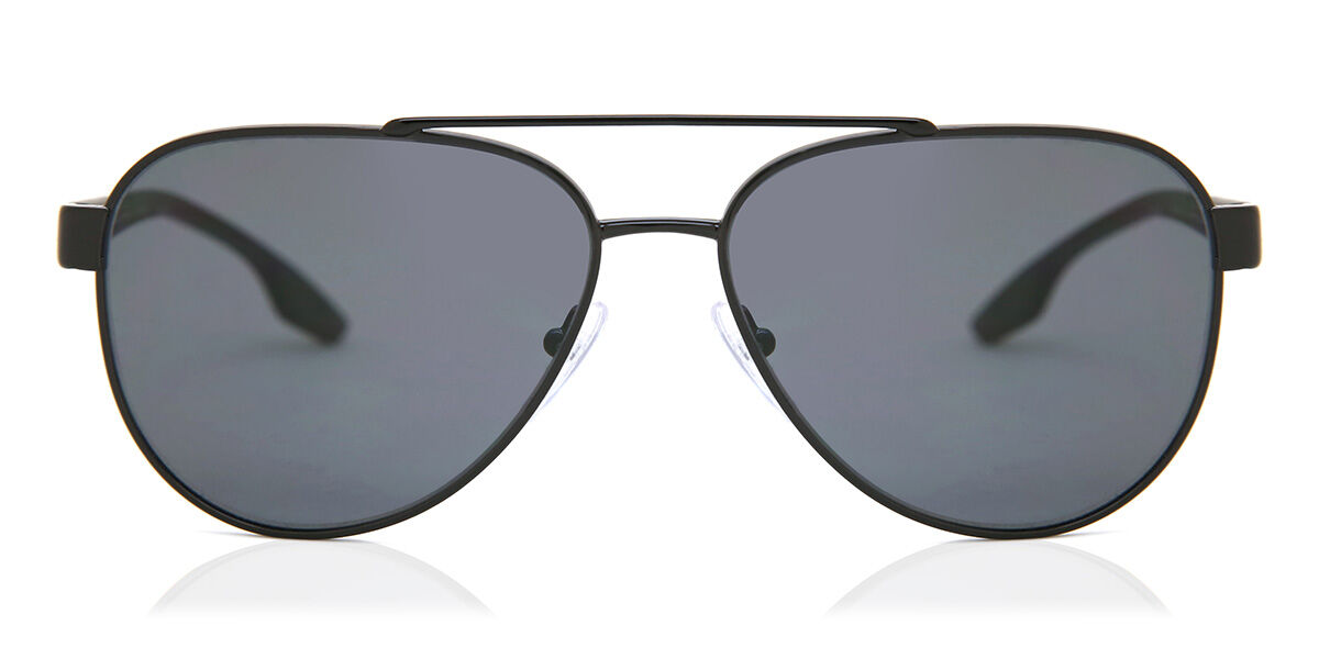 Prada Linea Rossa PS 52YS 61 Grey Mirror Black & Gunmetal Sunglasses |  Sunglass Hut USA