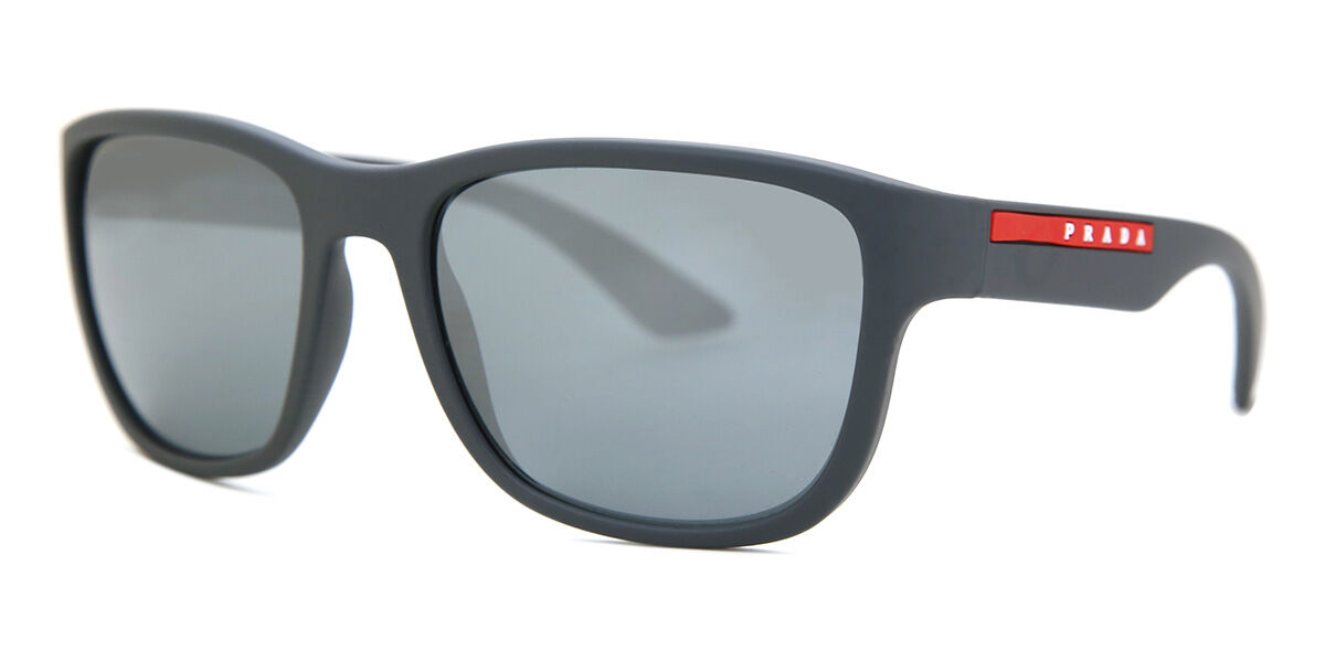 Prada Linea Rossa PS01US ACTIVE UFK5L0 Sunglasses Grey Rubber