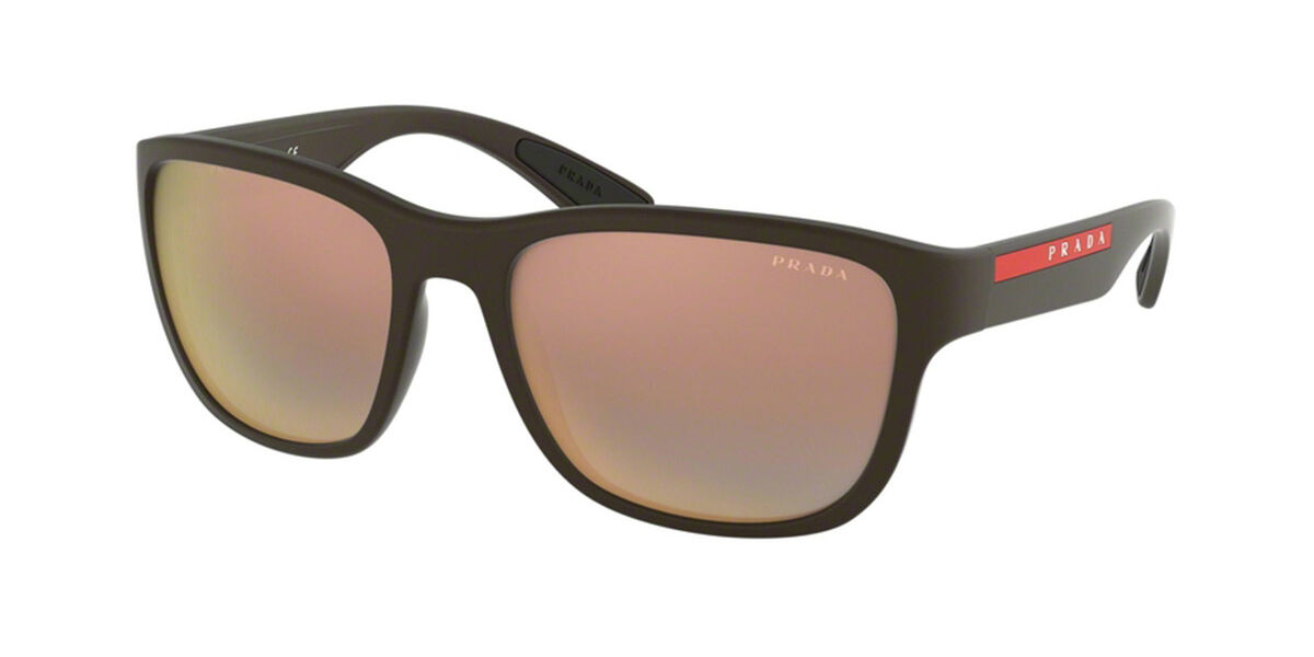 Prada Linea Rossa Ps01us Active Vyy2d2 Sunglasses In Brown