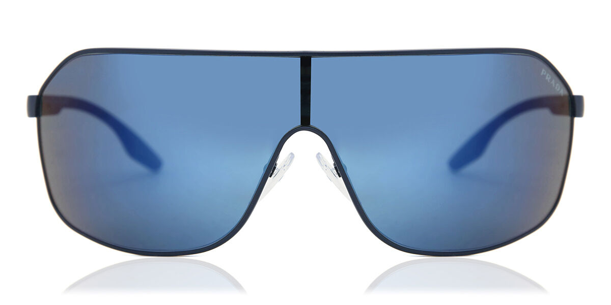 Prada Linea Rossa PS53VS MAG9P1 Sunglasses Matte Blue | VisionDirect Australia