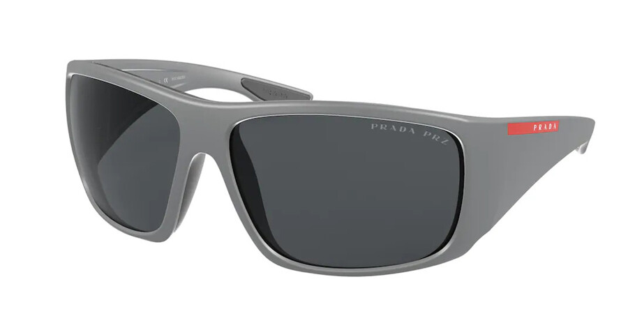 Prada Linea Rossa PS04VS Polarized NAR5Z1 Sunglasses in Shiny Light Grey |  SmartBuyGlasses USA