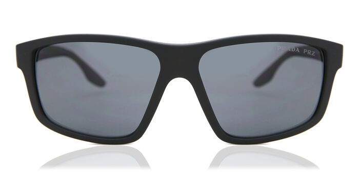 NEW Prada Linea Rossa PS01TSF DG00A7 Black Grey Gradient Rectangle Unisex Prada Linea Rossa Grey Gradient Rectangular Men main image 4