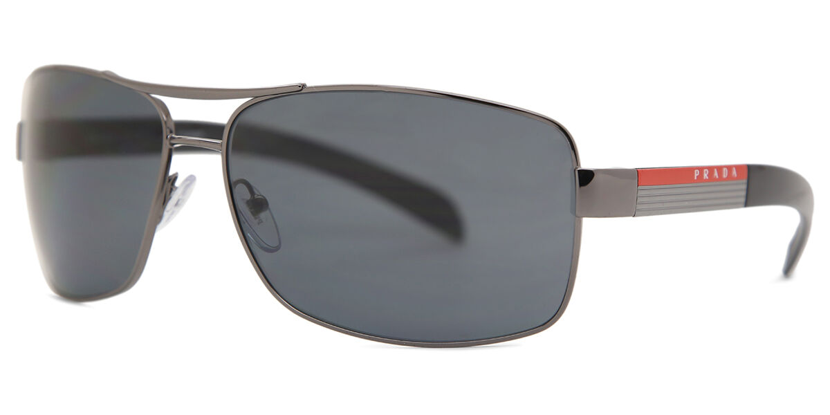 Prada Linea Rossa PS54IS Polarized 5AV5Z1 Sunglasses Grey