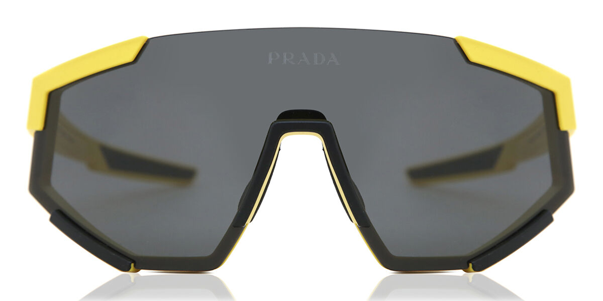 Prada Linea Rossa PS04WS 03W06F Sunglasses Yellow Rubber