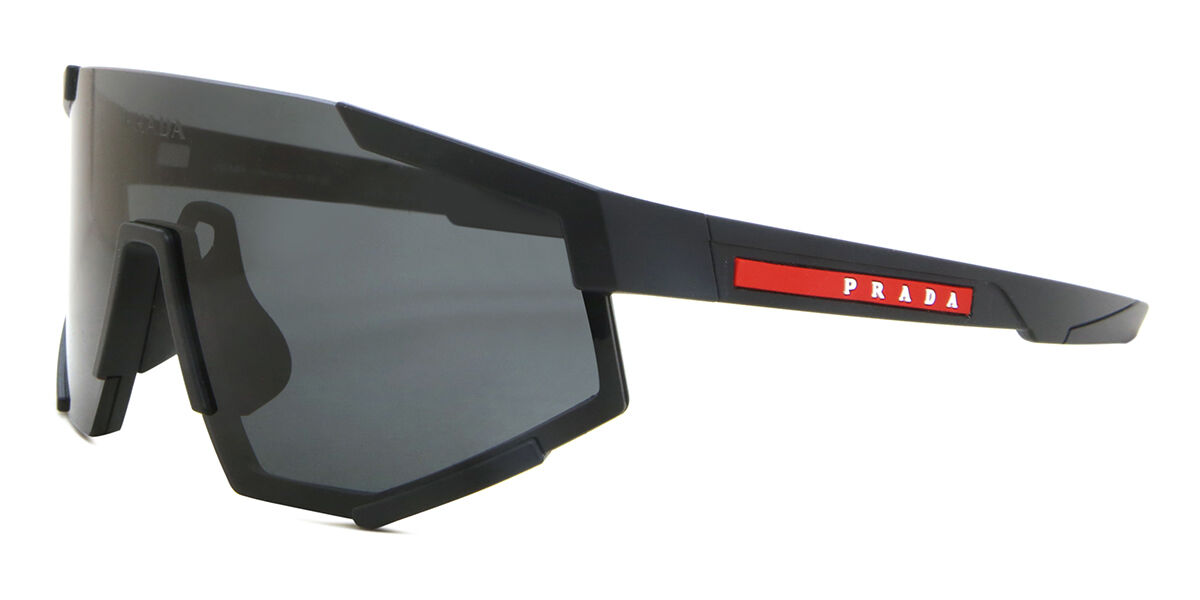 Prada Linea Rossa PS04WS DG006F Sunglasses Black Rubber