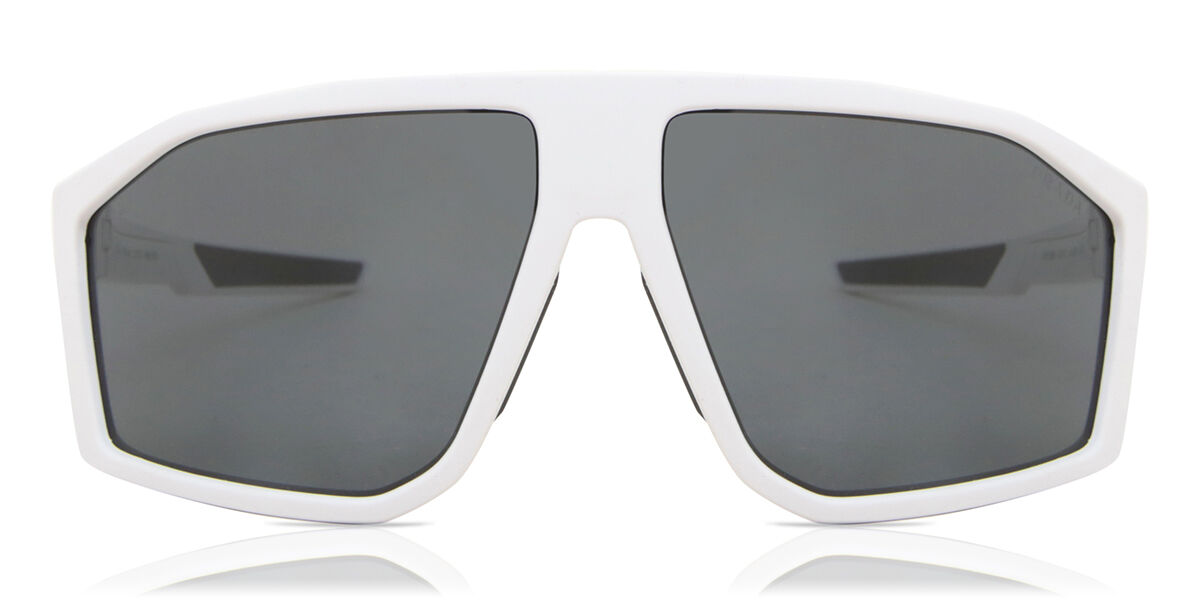 prada linea rossa white sunglasses