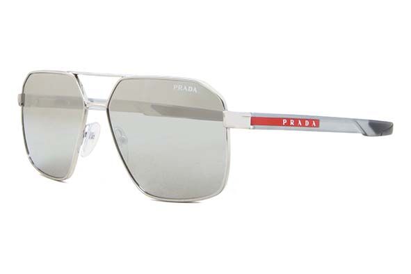 Prada Linea Rossa PS55WS 1BC07F Sunglasses Silver SmartBuyGlasses UK