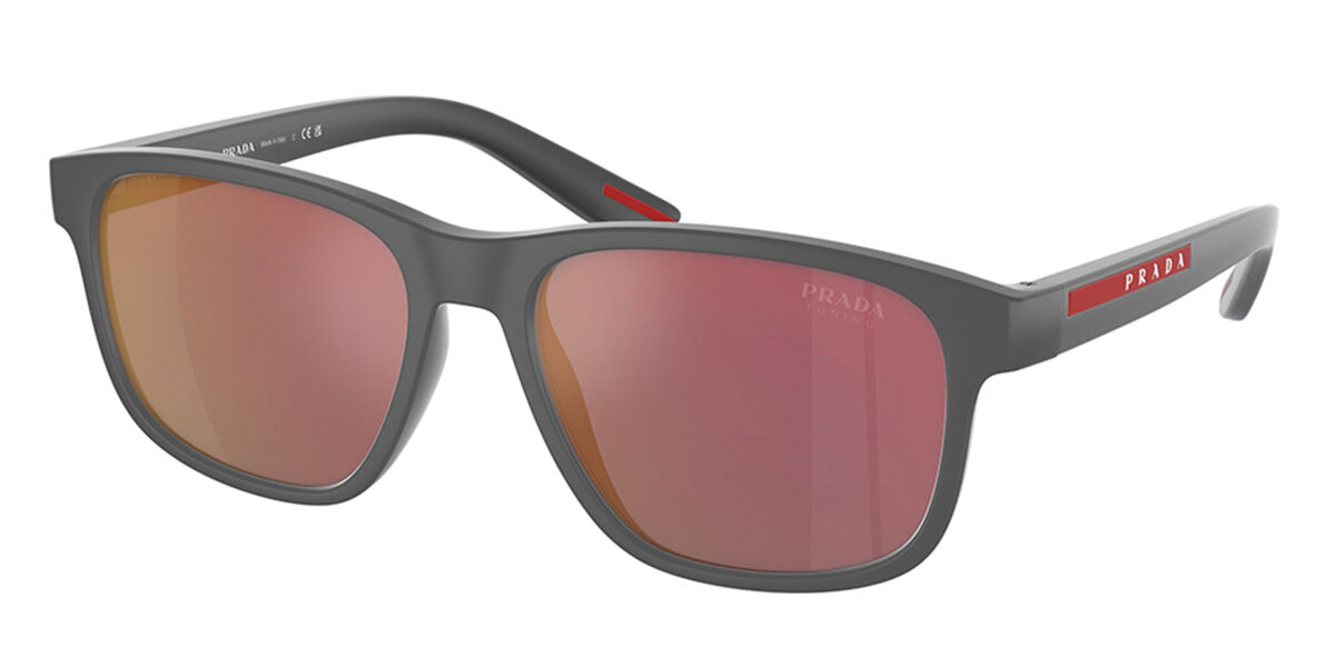 Prada Linea Rossa PS06YS UFK10A Sunglasses Matte Grey | SmartBuyGlasses ...